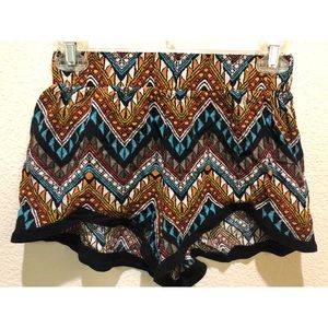LF Aztec print shorts